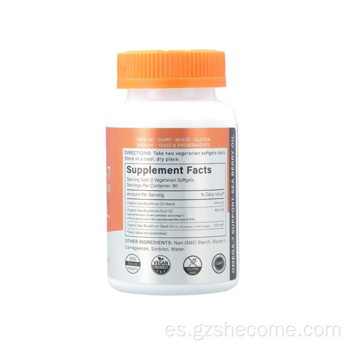 OMEGA3 Soporte de defensa inmune Aceite de pescado Cápsulas Softgel
